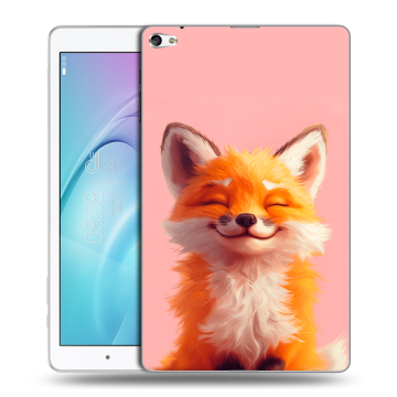 Силиконовый чехол на Huawei MediaPad T2 10.0 Pro с принтом милая лиса