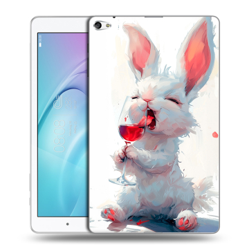 Силиконовый чехол на Huawei MediaPad T2 10.0 Pro с принтом кролик зайчик Силиконовый чехол на Huawei MediaPad T2 10.0 Pro с принтом кролик зайчик