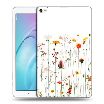 Силиконовый чехол на Huawei MediaPad T2 10.0 Pro с принтом цветы Силиконовый чехол на Huawei MediaPad T2 10.0 Pro с принтом цветы