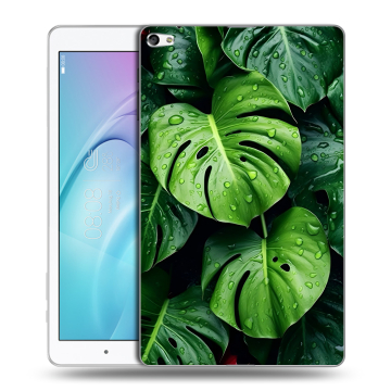 Силиконовый чехол на Huawei MediaPad T2 10.0 Pro с принтом Листья Силиконовый чехол на Huawei MediaPad T2 10.0 Pro с принтом Листья