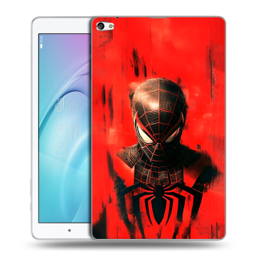 Силиконовый чехол на Huawei MediaPad T2 10.0 Pro с принтом человек паук spiderman Силиконовый чехол на Huawei MediaPad T2 10.0 Pro с принтом человек паук spiderman
