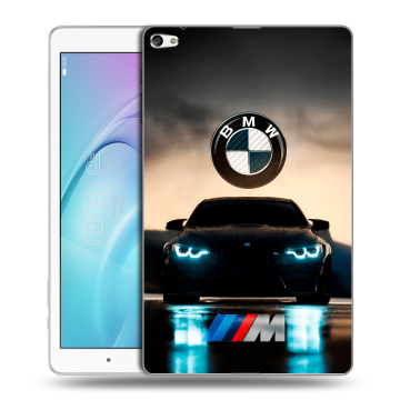 Силиконовый чехол на Huawei MediaPad T2 10.0 Pro с принтом БМВ BMW