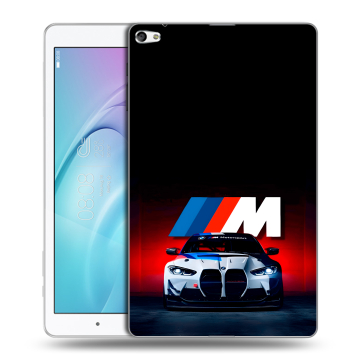 Силиконовый чехол на Huawei MediaPad T2 10.0 Pro с принтом БМВ BMW