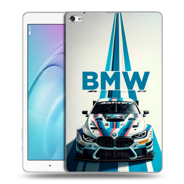 Силиконовый чехол на Huawei MediaPad T2 10.0 Pro с принтом БМВ BMW