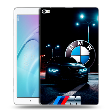 Силиконовый чехол на Huawei MediaPad T2 10.0 Pro с принтом БМВ BMW