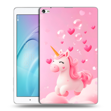 Силиконовый чехол на Huawei MediaPad T2 10.0 Pro с принтом Единорог