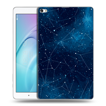 Силиконовый чехол на Huawei MediaPad T2 10.0 Pro с принтом Космос звезды
