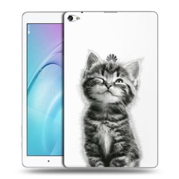 Силиконовый чехол на Huawei MediaPad T2 10.0 Pro с принтом Котенок Силиконовый чехол на Huawei MediaPad T2 10.0 Pro с принтом Котенок