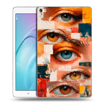 Силиконовый чехол на Huawei MediaPad T2 10.0 Pro с принтом Модный принт