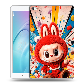 Силиконовый чехол на Huawei MediaPad T2 10.0 Pro с принтом Labubu Лабубу