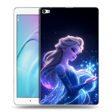 Силиконовый чехол на Huawei MediaPad T2 10.0 Pro с принтом Холодное сердце Frozen