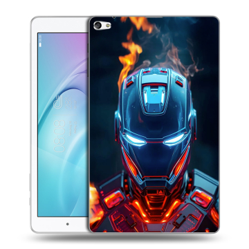 Силиконовый чехол на Huawei MediaPad T2 10.0 Pro с принтом IronMan Железный человек