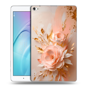 Силиконовый чехол на Huawei MediaPad T2 10.0 Pro с принтом женский