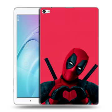 Силиконовый чехол на Huawei MediaPad T2 10.0 Pro с принтом Дедпул Deadpool
