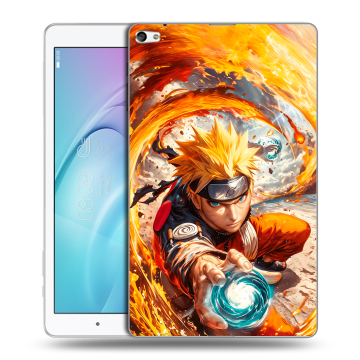 Силиконовый чехол на Huawei MediaPad T2 10.0 Pro с принтом Аниме Наруто Naruto