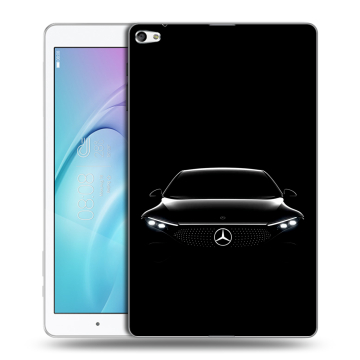 Силиконовый чехол на Huawei MediaPad T2 10.0 Pro с принтом Mercedes Мерседес