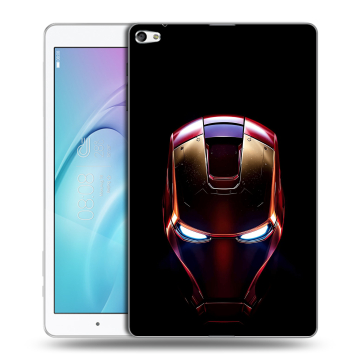 Силиконовый чехол на Huawei MediaPad T2 10.0 Pro с принтом IronMan Железный человек