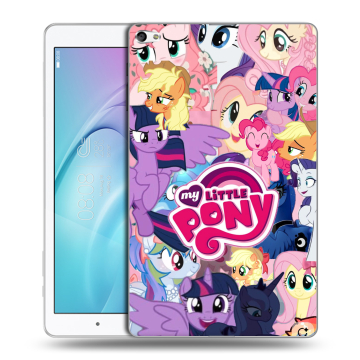 Силиконовый чехол на Huawei MediaPad T2 10.0 Pro с принтом My little pony Дружба чудо