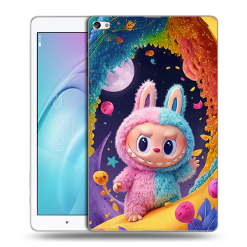 Силиконовый чехол на Huawei MediaPad T2 10.0 Pro с принтом Labubu Лабубу