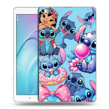 Силиконовый чехол на Huawei MediaPad T2 10.0 Pro с принтом Лило и Стич Силиконовый чехол на Huawei MediaPad T2 10.0 Pro с принтом Лило и Стич