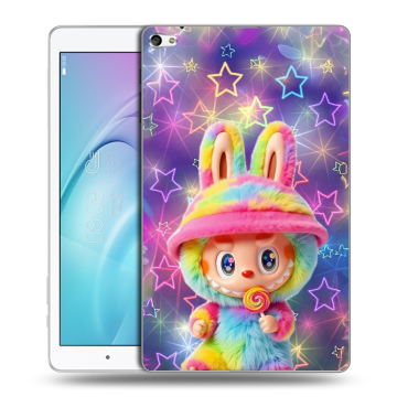Силиконовый чехол на Huawei MediaPad T2 10.0 Pro с принтом Labubu Лабубу
