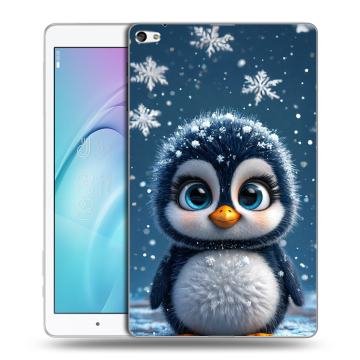 Силиконовый чехол на Huawei MediaPad T2 10.0 Pro с принтом Новый год