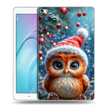 Силиконовый чехол на Huawei MediaPad T2 10.0 Pro с принтом Новый год