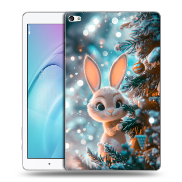 Силиконовый чехол на Huawei MediaPad T2 10.0 Pro с принтом Новый год