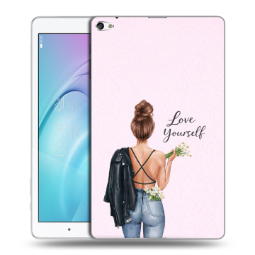 Силиконовый чехол на Huawei MediaPad T2 10.0 Pro с принтом женский Силиконовый чехол на Huawei MediaPad T2 10.0 Pro с принтом женский