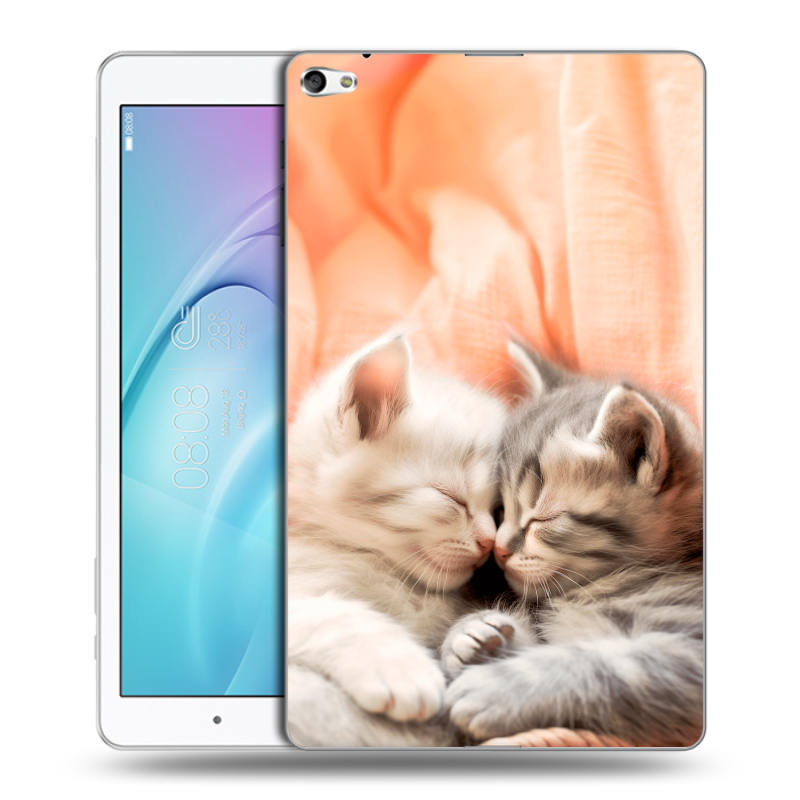 Силиконовый чехол на Huawei MediaPad T2 10.0 Pro с принтом Котята Силиконовый чехол на Huawei MediaPad T2 10.0 Pro с принтом Котята