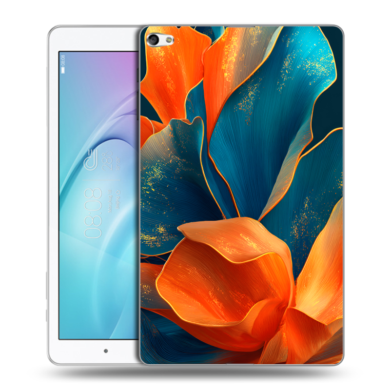 Силиконовый чехол на Huawei MediaPad T2 10.0 Pro с принтом Цветы Силиконовый чехол на Huawei MediaPad T2 10.0 Pro с принтом Цветы
