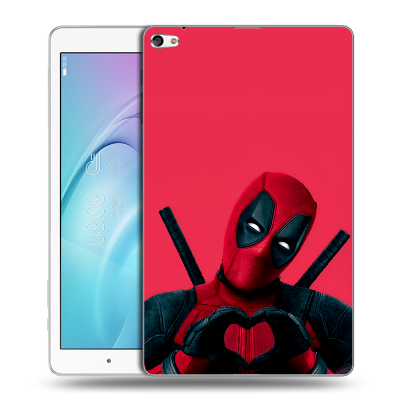 Силиконовый чехол на Huawei MediaPad T2 10.0 Pro с принтом Дедпул Deadpool Силиконовый чехол на Huawei MediaPad T2 10.0 Pro с принтом Дедпул Deadpool
