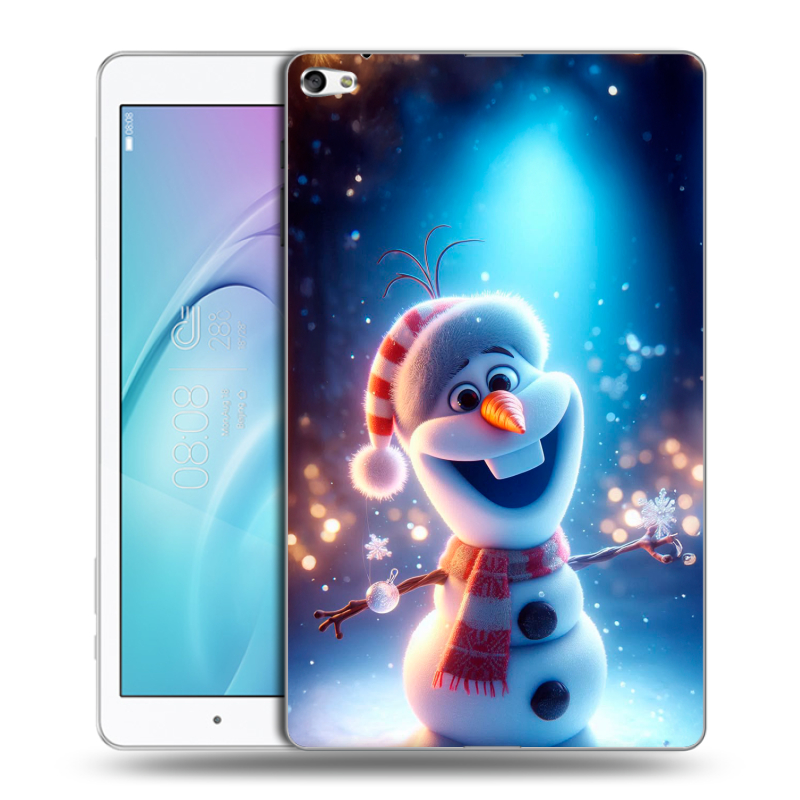 Силиконовый чехол на Huawei MediaPad T2 10.0 Pro с принтом Новый год Силиконовый чехол на Huawei MediaPad T2 10.0 Pro с принтом Новый год