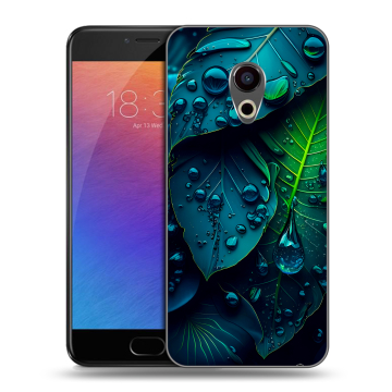 Пластиковый чехол на Meizu Pro 6 с принтом Листья Пластиковый чехол на Meizu Pro 6 с принтом Листья