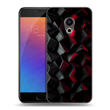 Пластиковый чехол на Meizu Pro 6 с принтом Абстракция