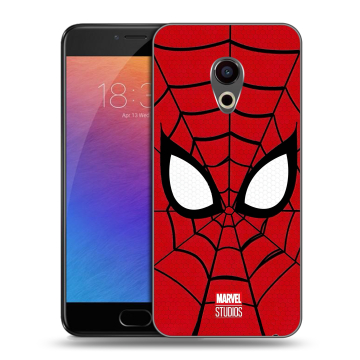 Пластиковый чехол на Meizu Pro 6 с принтом человек паук spiderman Пластиковый чехол на Meizu Pro 6 с принтом человек паук spiderman