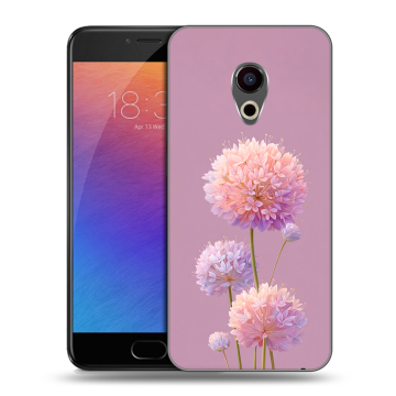 Пластиковый чехол на Meizu Pro 6 с принтом Цветы