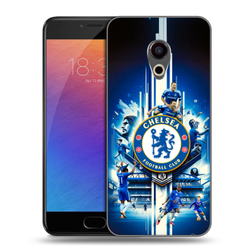 Пластиковый чехол на Meizu Pro 6 с принтом Chelsea Челси