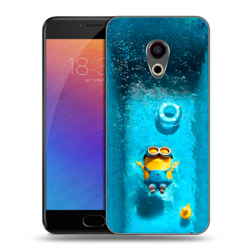 Пластиковый чехол на Meizu Pro 6 с принтом Миньоны Пластиковый чехол на Meizu Pro 6 с принтом Миньоны