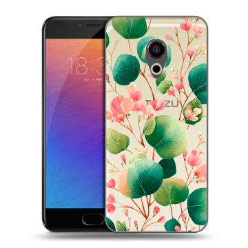 Пластиковый чехол на Meizu Pro 6 с принтом женский