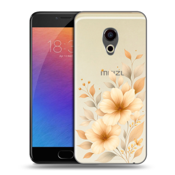 Пластиковый чехол на Meizu Pro 6 с принтом для девушки