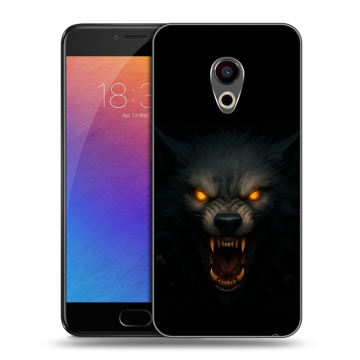 Пластиковый чехол на Meizu Pro 6 с принтом Волк