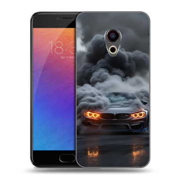 Пластиковый чехол на Meizu Pro 6 с принтом BMW БМВ Пластиковый чехол на Meizu Pro 6 с принтом BMW БМВ