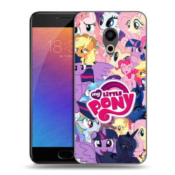 Пластиковый чехол на Meizu Pro 6 с принтом My little pony Дружба чудо