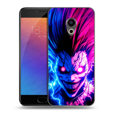 Пластиковый чехол на Meizu Pro 6 с принтом Death note Тетрадь смерти