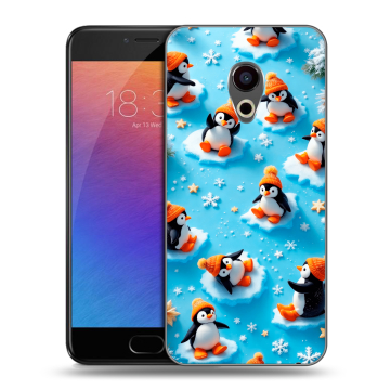 Пластиковый чехол на Meizu Pro 6 с принтом Новый год