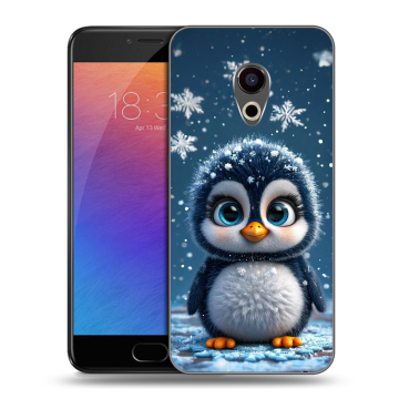 Пластиковый чехол на Meizu Pro 6 с принтом Новый год