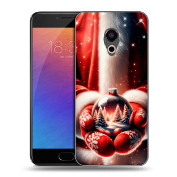 Пластиковый чехол на Meizu Pro 6 с принтом Новый год