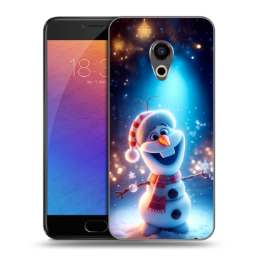 Пластиковый чехол на Meizu Pro 6 с принтом Новый год