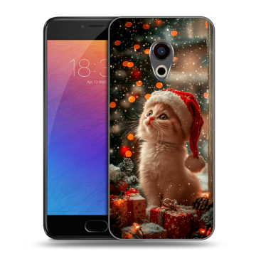 Пластиковый чехол на Meizu Pro 6 с принтом Новый год